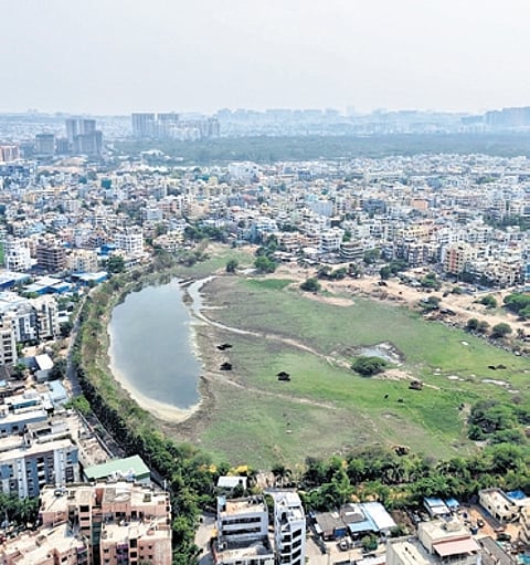 HYDRAA chief inspects Nalla Cheruvu works ahead of CM Revanth Reddy’s inauguration