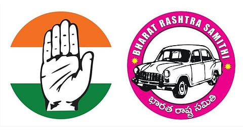 Congress, BRS logos used for representation purposes only.