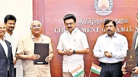 MoU was signed at an event held at the secretariat on Wednesday in presence of Chief Minister M K Stalin.
