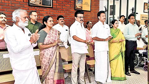 CM MK Stalin inaugurating the projects on Tuesday.