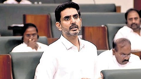 Minister for HRD and IT Nara Lokesh