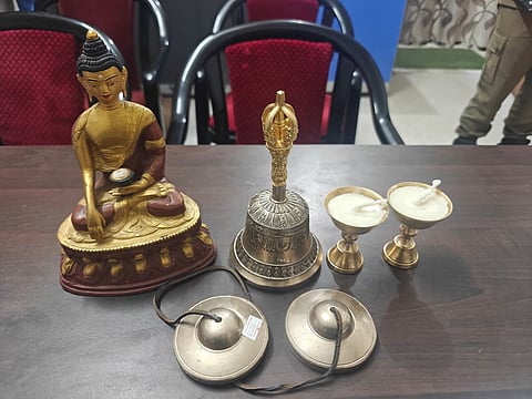 The Tawang Monastery authorities did not lodge an FIR and pardoned him. He gave an assurance that he would not repeat the act.