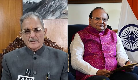 Lt Governor Kavinder Gupta and Lt Governor Vinai Kumar Saxena