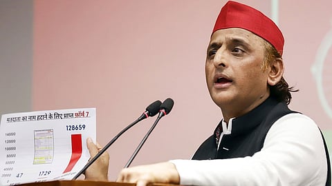 Samajwadi Party chief Akhilesh Yadav.