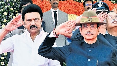 Ravi’s relationship with the DMK govt remained bitter until the end.