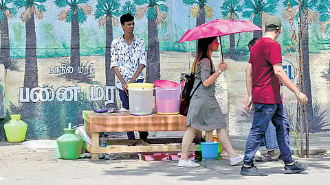 Vellore recorded the highest maximum temperature at 38.30C.