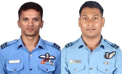 The victims were identified as Squadron Leader Anuj and Flight Lieutenant Purvesh Duragkar.