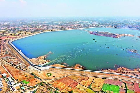 Areal view of Ranganaiksagar