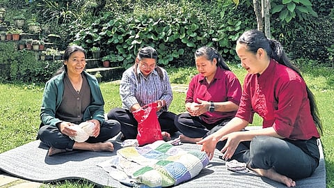 Bayul Creations, a women-led, socially conscious start-up that aims to empower rural women of Sikkim through hand-woven and crocheted fashion.