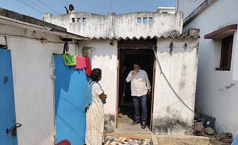Peram Vijayakumari, a resident of Shantinagar in Buchireddypalem, had been facing severe hardships for the past few months in Nellore district.