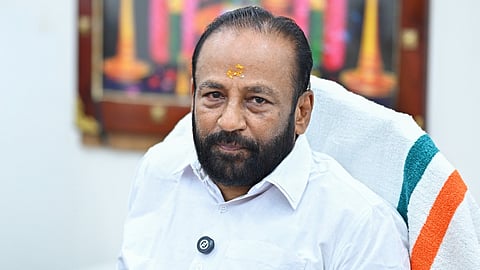 Former Alathur MLA A V Gopinath assumes charge as the 16th chairman of the Guruvayur Devaswom.