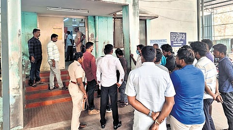 The postmortem of 26-year-old Akash was conducted at Government Rajaji Hospital on Monday | KK SUNDAR