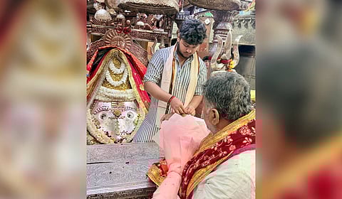 Karnataka Deputy Chief Minister and state Congress chief DK Shivakumar.