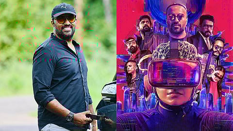 Rahul Rajagopal (L), Poster of Masthishka Maranam (R)