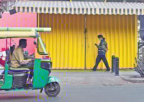 An eatery closed since afternoon due to shortage of LPG in Bengaluru on Tuesday.