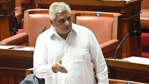 Sericulture Minister K Venkatesh.