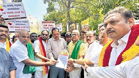 Kannada activists warn of protests at schools on March 18, the day of the Hindi examination, if their demands are not addressed.