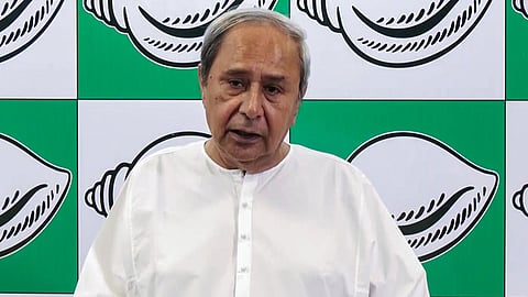 Leader of the Opposition and BJD president Naveen Patnaik.