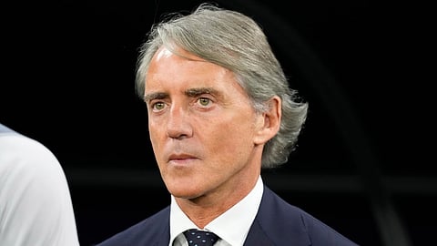 Al-Sadd coach Roberto Mancini.