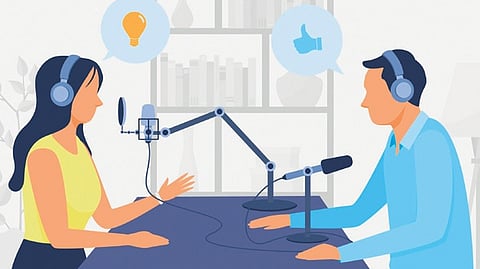 In poll-bound Kerala, politicians are turning to influencer podcasts to tap digital audiences and expand their reach among online listeners.