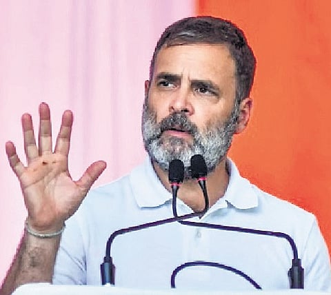 In UP, Rahul says RSS has no place for dalits, backwards in its ranks
