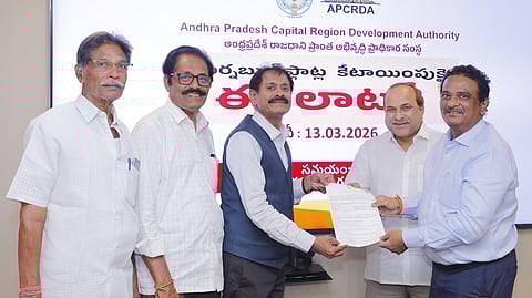 Officials of the APCRDA allotted 328 returnable plots, comprising 225 residential plots and 103 commercial plots to a total of 167 eligible farmers through the e-Lottery process.