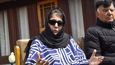 Peoples' Democratic Party (PDP) chief Mehbooba Mufti.