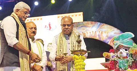 Union Education Minister Dharmendra Pradhan inaugurating Odia Parba 2026.