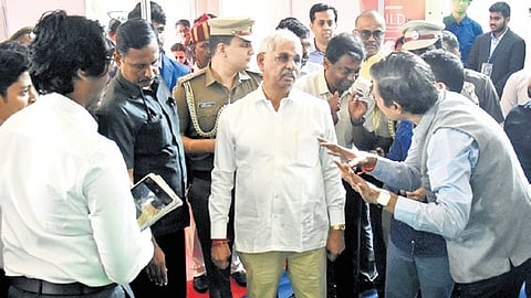 Governor RV Arlekar inaugurates Delta Expo 2026, along with IIT Madras director V Kamakoti, on Saturday.