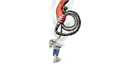 Preliminary inquiry revealed that the group had earlier been made to work as bonded labourers in Karnataka for about three months.