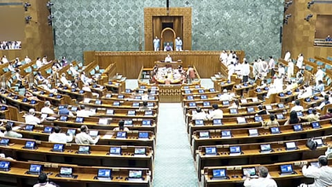 Lok Sabha proceedings.