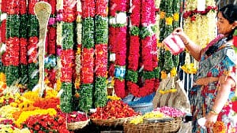 Representational Image of shops gearing up to celebrate Ugadi.