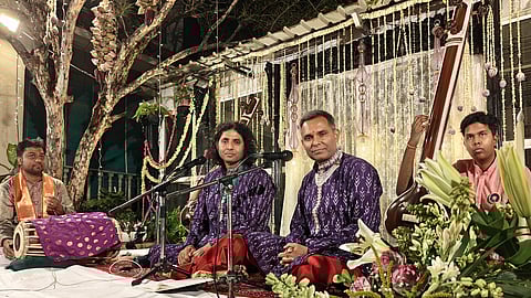 Ankit Parekh, along with Dhrupad Bandhu