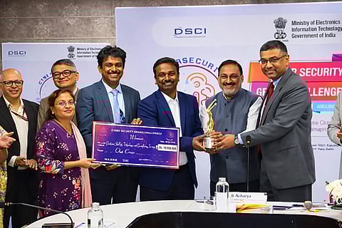 The startup developed a biometric identification system using volatile organic compounds (VOCs) emitted from human skin to identify individuals through their chemical signature.