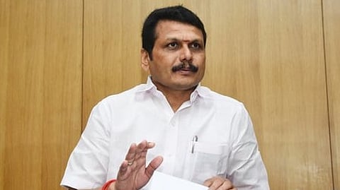 DMK MLA from Karur V Senthil Balaji.