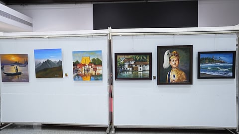 Different facets of Thiruvananthapuram on display at the Trivandrum Art Fair.