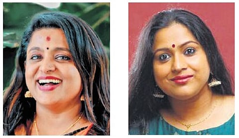Veena Nair (L) and Lakshmi Priya