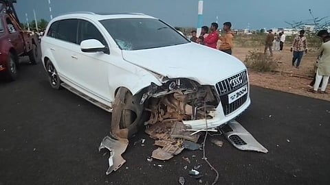 The Car involved in the accident