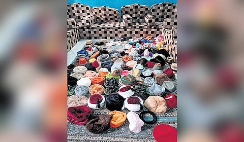 Zakaria's hat collection