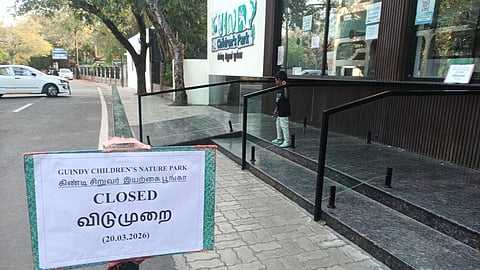 Guindy Children's Park in Chennai has been closed to the public following an outbreak of avian influenza, after nearly 40 birds died in the facility.