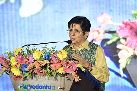 Kiran Bedi in Jharsuguda