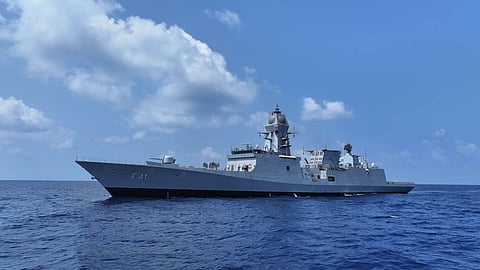 Ins Taragiri, latest stealth frigate, to be commissioned into the Indian Navy in Visakhapatnam on April 3.