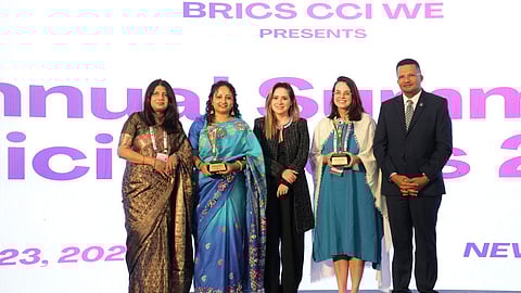 Kalpana Soren gets Trailblazer Award at BRICS women summit