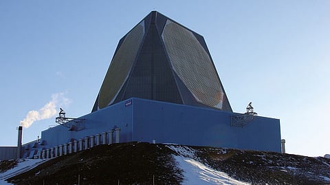 The AN/FPS-132 early warning radar can scan a range of 3,000 miles (4,828 km).