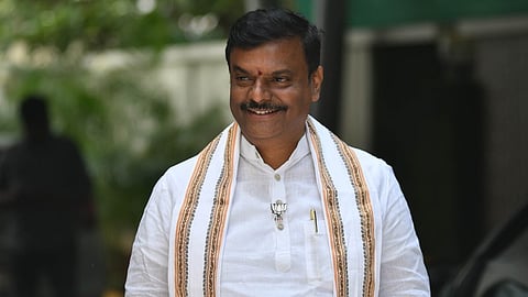 BJP State president PVN Madhav.