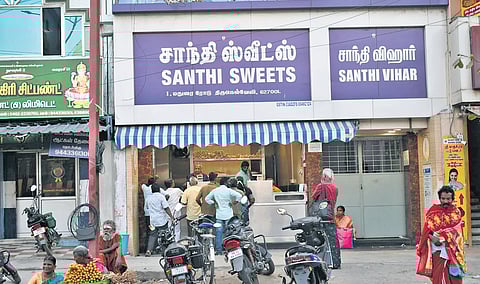 The jobs of more than 50 workers at Santhi Sweets are at stake, says the owner of the storied halwa shop in Tirunelveli.