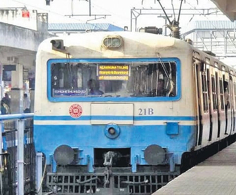 Telangana government to increase the frequency of MMTS train services during peak office hours and ensure punctuality in operations.