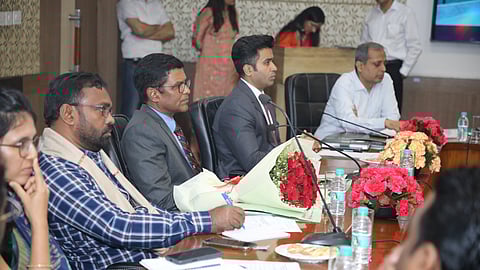 During the session, NDMC chairperson Keshav Chandra delivered a presentation highlighting the civic body’s integrated approach to sustainable urban development and modern civic governance for transforming into a smart city.