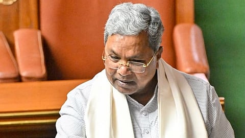 Chief Minister Siddaramaiah addressing during the Assembly Session at Vidhana Soudha, in Bengaluru on Wednesday.