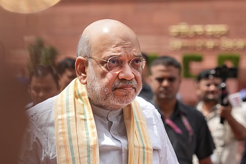 Union Home Minister Amit Shah during the second part of the Budget Session of the Parliament, in New Delhi, Friday, March 27, 2026